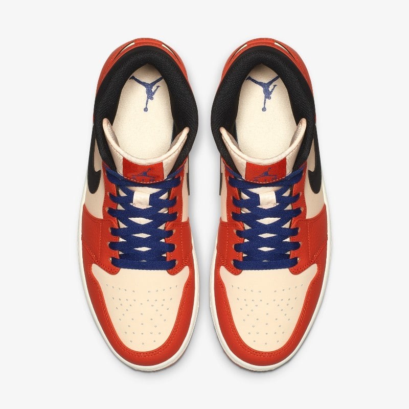 Jordan 1 mid on sale se team orange